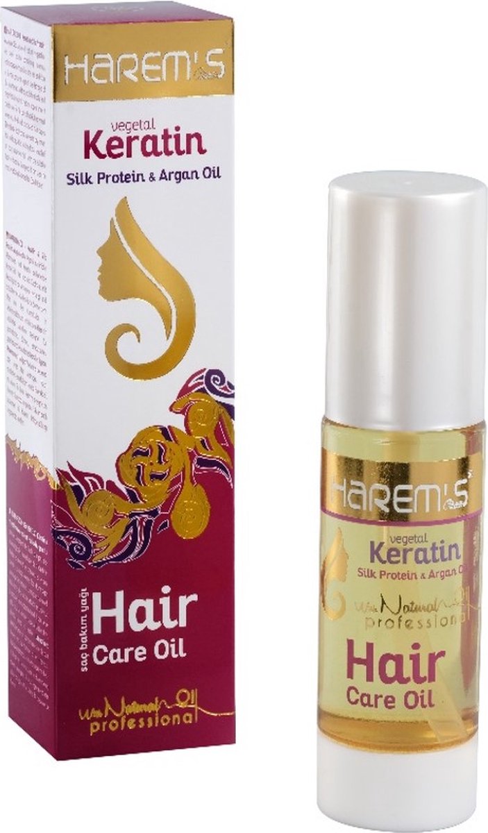 Harem’s Natuurlijke Haarolie met Argan en Keratine – 100 ml - Silk Protein