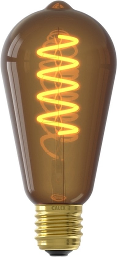 Calex LED Filament Lamp - E27 - Lichtbron Natural - Dimbaar - Warm Wit licht