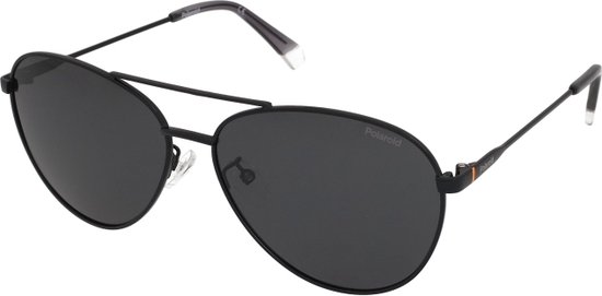 Polaroid PLD 4142/G/S/X BLACK/GREY POLARIZED 60/14/145 Unisex Zonnebrillen van Polaroid — afbeelding 3