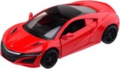 Acura NSX (Rood) (10 cm) 1/43 Absolute Motors Supercars {Modelauto - Schaalmodel - Miniatuurauto - Speelgoed}