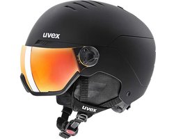 Skihelm Uvex Wanted Visor Black Mat-54 - 58 cm