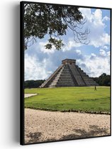 Akoestisch Schilderij Teotihuacán Rechthoek Verticaal Basic XL (86 X 120 CM) - Akoestisch paneel - Akoestische Panelen - Akoestische wanddecoratie - Akoestisch wandpaneel