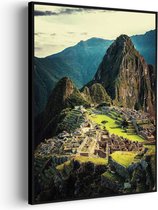 Akoestisch Schilderij Machu Picchu 2 Rechthoek Verticaal Basic S (50 X 70 CM) - Akoestisch paneel - Akoestische Panelen - Akoestische wanddecoratie - Akoestisch wandpaneel