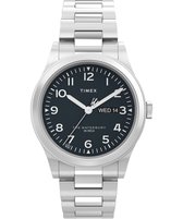 Timex Traditional TW2W14800 Horloge - Staal - Zilverkleurig - Ø 39 mm