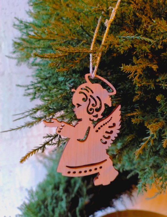 Logbuch-Verlag 4 engelfiguren, kerstdecoratie met instrumenten, beschermengel, kersthengel, 5 cm, klein cadeau, wit goud Logbuch-Verlag 4 engelfiguren, kerstdecoratie met instrumenten, beschermengel, kersthengel, 5 cm, klein cadeau, wit goud
