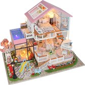 Premium Miniatuur XXL bouwpakket - Bouwpakket - Voor Volwassenen (14+) - Modelbouwpakket - DIY - Poppenhuis – incl. Led Licht - Sweet Words