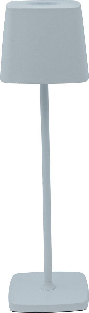 Luxus Europe - Draadloze Tafellamp Touch Deluxe - Aimée - Wit - 37cm - Tafellamp Slaapkamer - Decoratieve tafellamp - Oplaadbaar - Dimbaar
