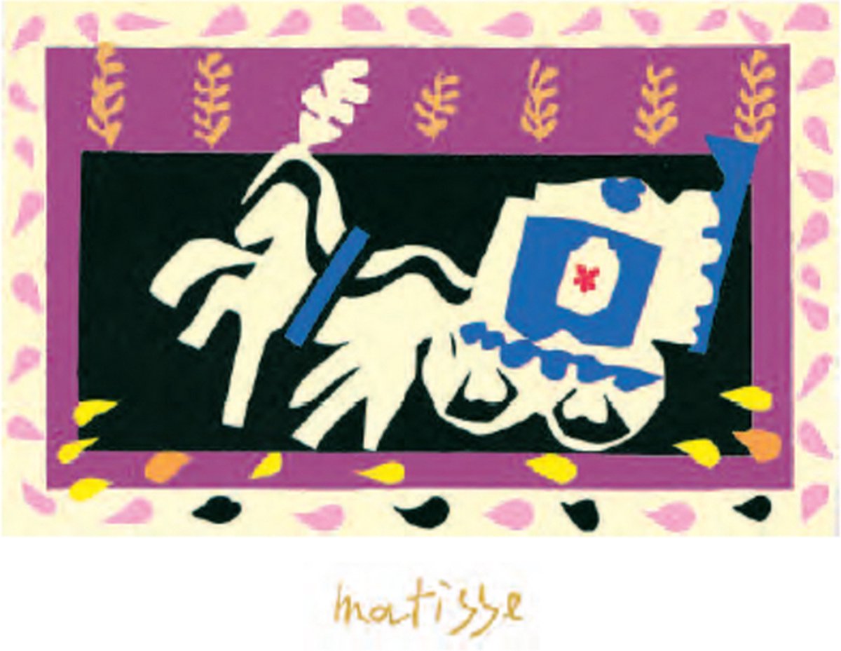 Catch Projecten Henri Matisse - Jazz - Kunstposter - 40x50 cm Multicolor