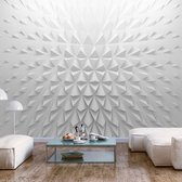Fotobehangkoning - Behang - Vliesbehang - Fotobehang - Tetrahedrons - 3D Muur - 350 x 245 cm