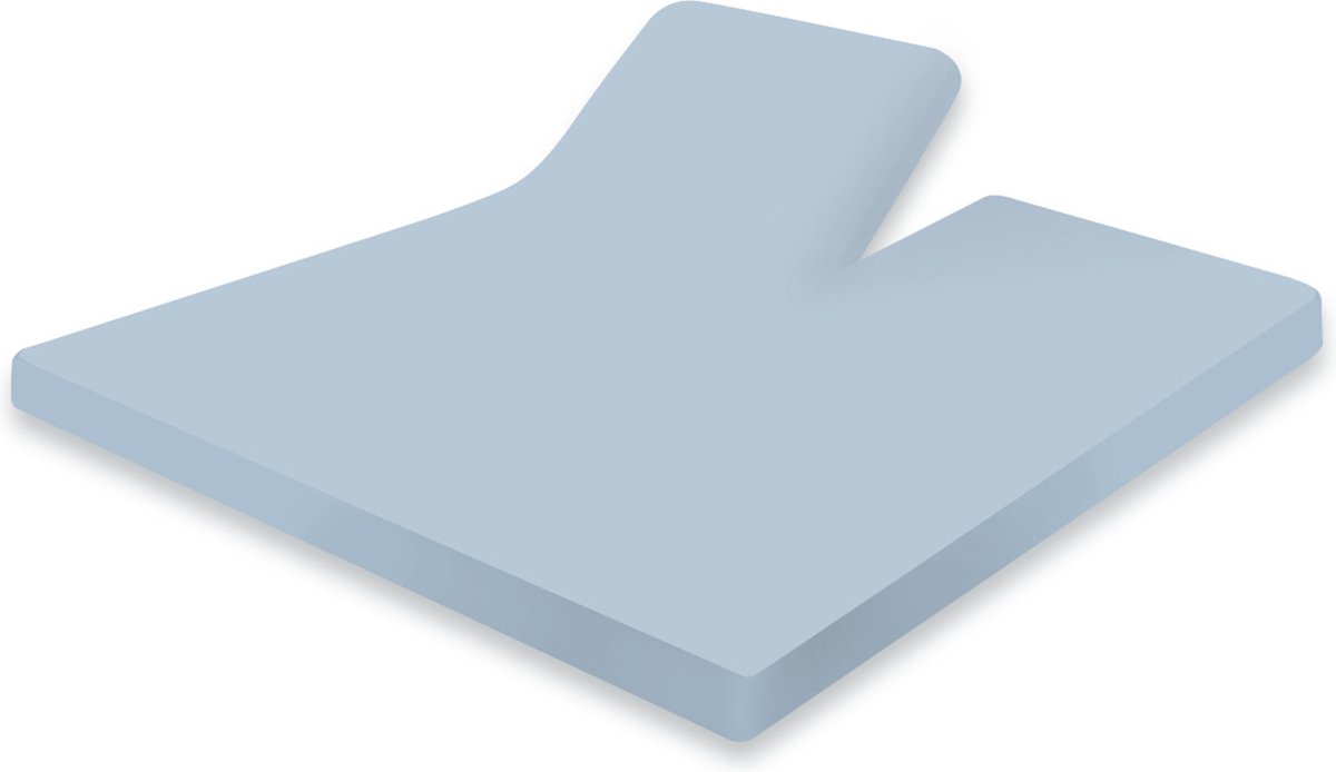 Eleganzzz Splittopper Hoeslaken Katoen Perkal Artic Ice 180x200cm Split Enkel Single Split Topper Hoeslakens Lits Jumeaux
