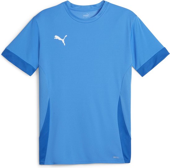Maillot de sport PUMA teamGOAL Matchday Jersey pour hommes - Limonade Blauw Electric - PUMA Wit- PUMA Team Royal - Taille S