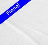 Premium Warme Flanel Laken Eenpersoons Wit | 150x250 | Extra Zacht En Lekker | Duurzaam En Hoogwaardig | Bescherming Tegen De Kou  | Ook Te Gebruiken Als Hoeslaken