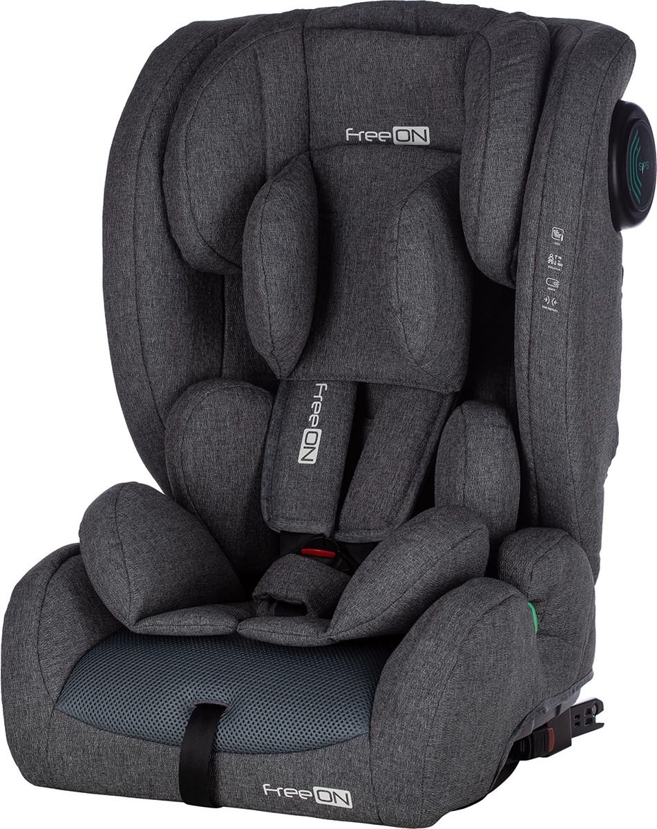 FreeON autostoel Modus i-Size met isoFix Grijs - voor kinderen van 76-150cm