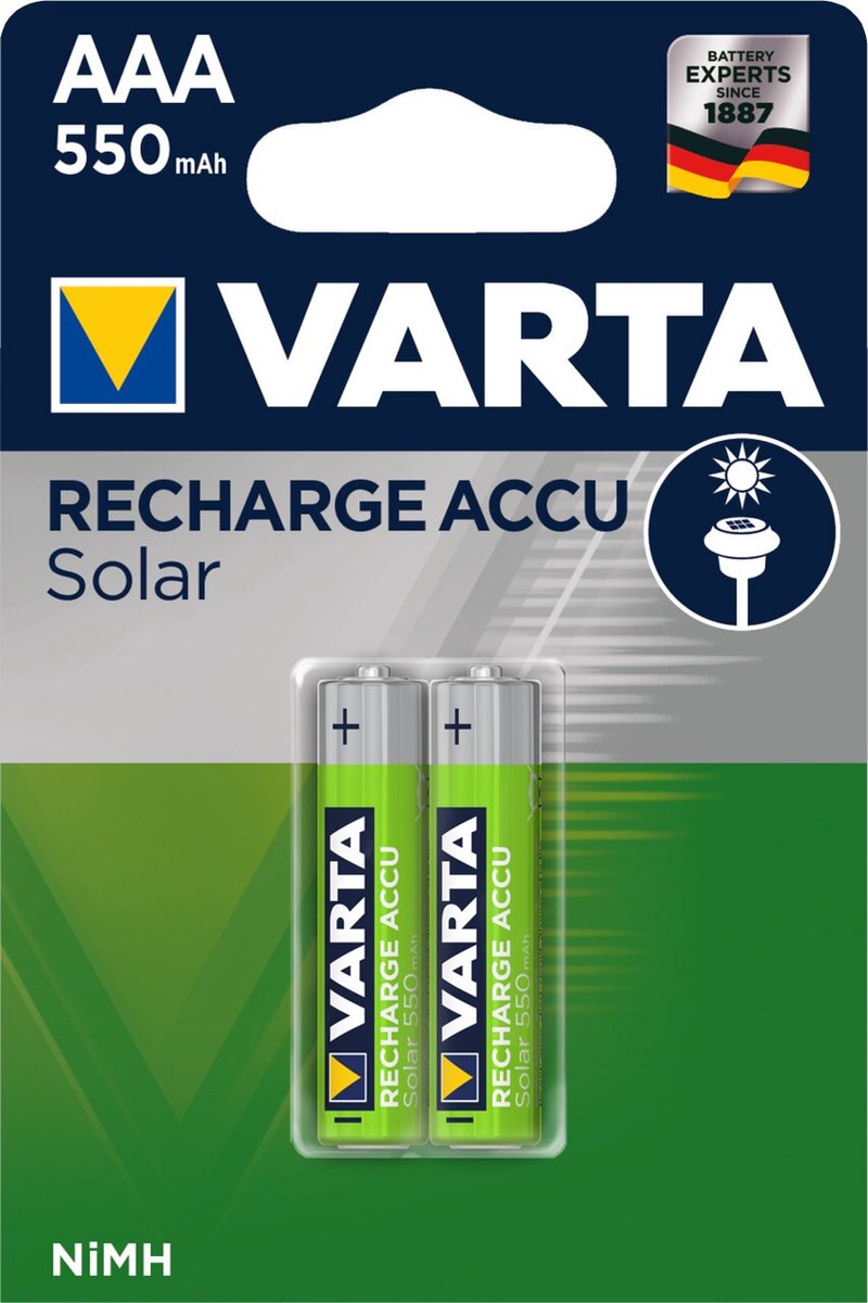 accu Varta SOLAR AAA HR03 550mAh 2St.