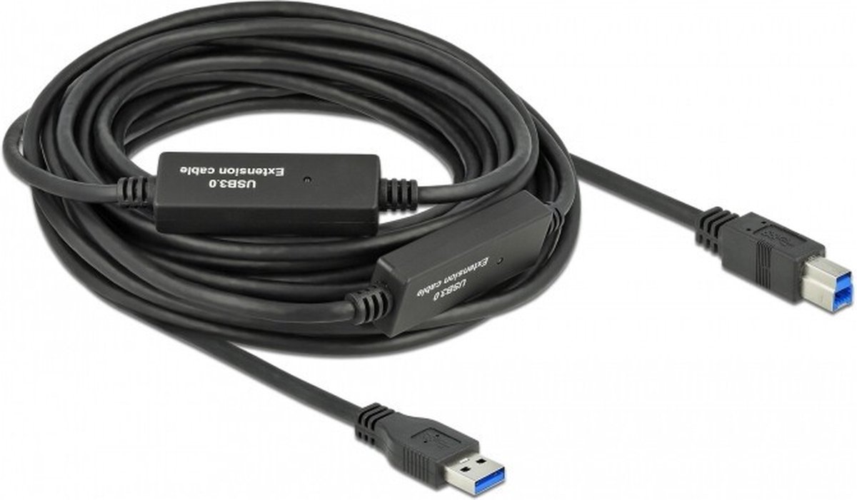 Image of Actieve USB 3.2 Gen 1 kabel USB Type-A tot USB Type-B 10 M