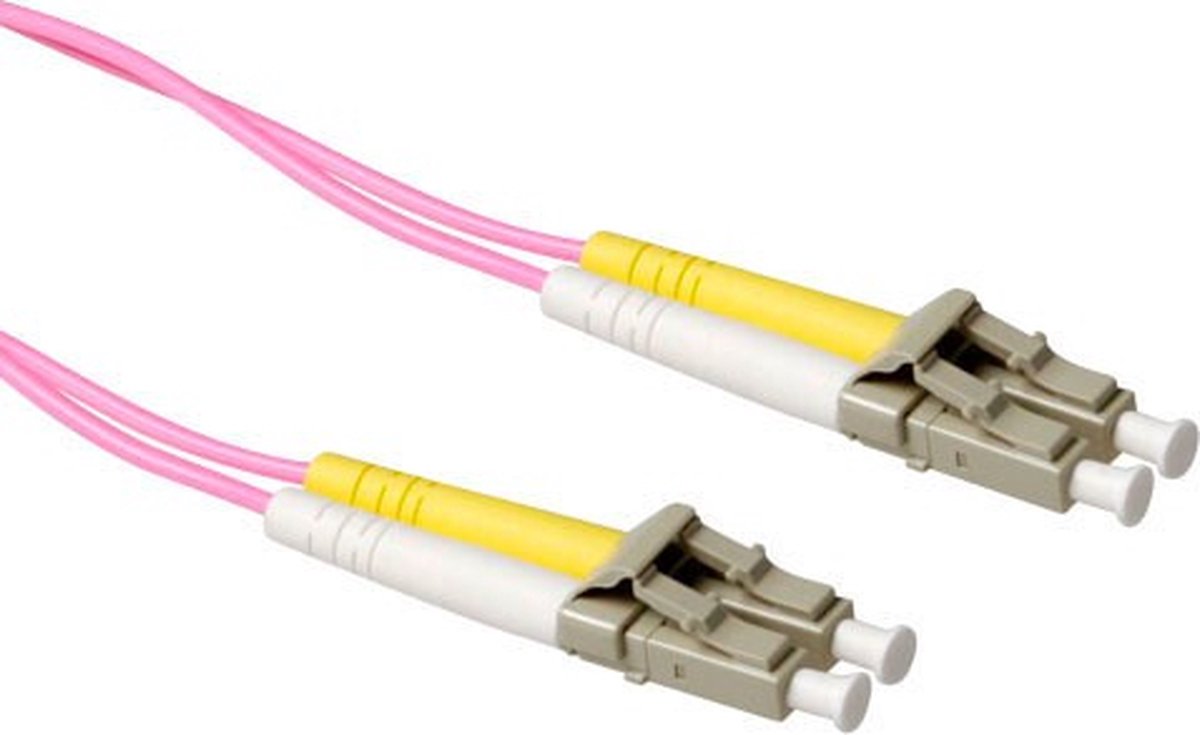 Image of ACT 5 meter LSZH Multimode 50/125 OM4 glasvezel patchkabel duplex met LC connectoren - RL9705