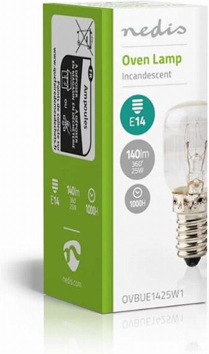 Ampoule à incandescence pour four 25 W E14 Incandescent T25