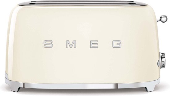 Foto: Smeg tsf02creu broodrooster cr me 2x4 1500w 6 niveaus