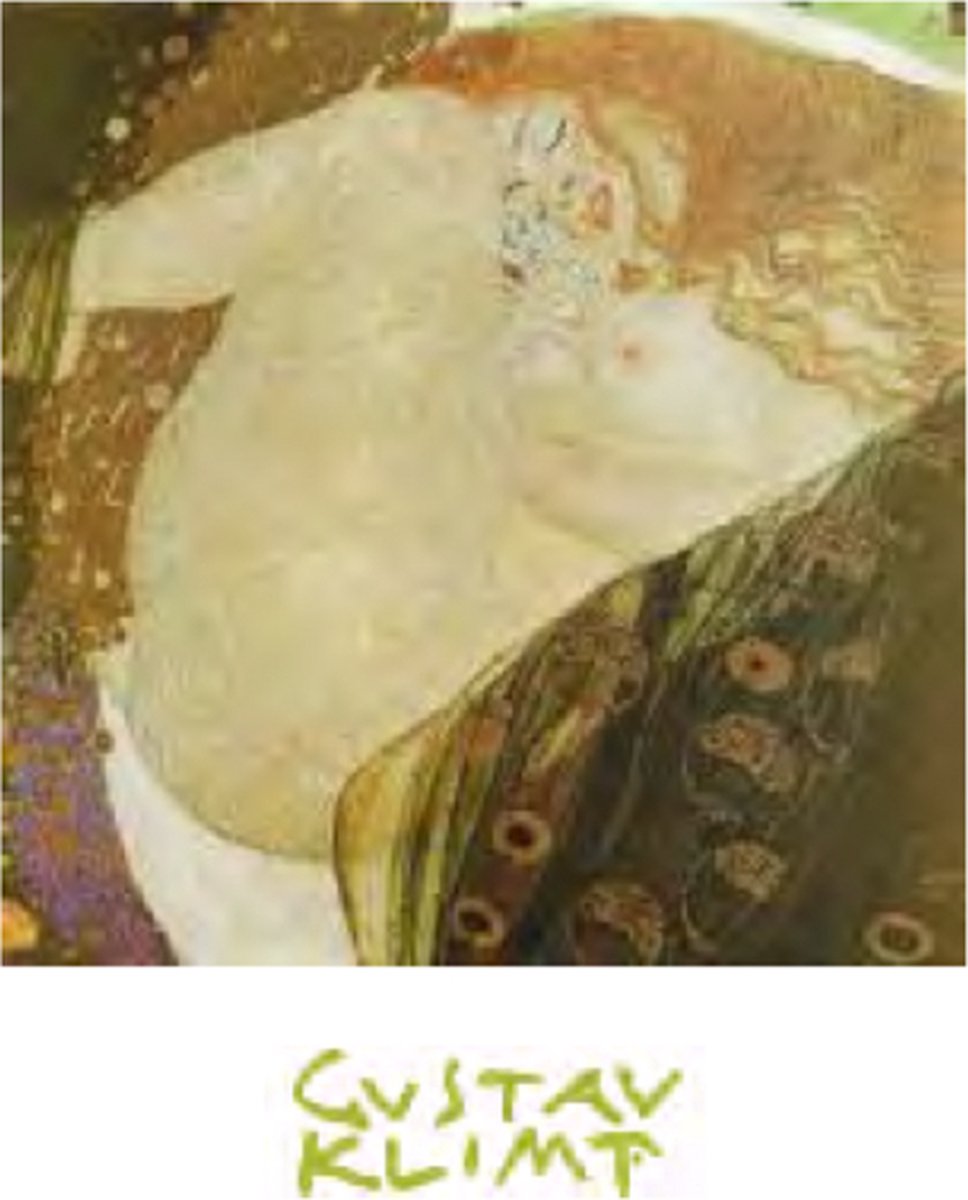Catch Projecten Mini kunstposter - Gustav Klimt - Danae - 24x30 cm Multicolor