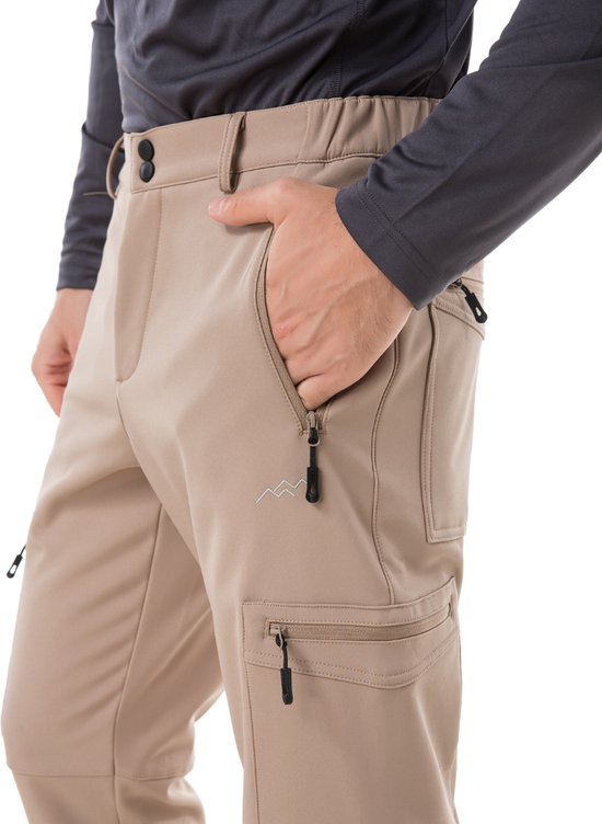 Livano Pantalon de ski - Combinaison de ski - Pantalon de snowboard - Pantalon d'hiver - Pantalon de neige - Homme - Sports d'hiver - Plein air - Kaki - Taille M