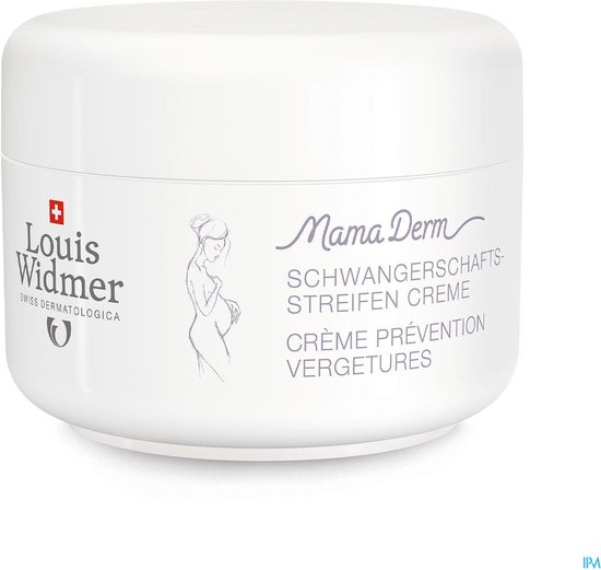Louis Widmer Crème Mama Derm Stretch Marks Prevention Cream ZP van Louis Widmer — afbeelding 2