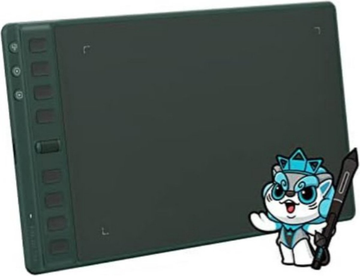 Tekentablet Met Scherm - Grafische Tablet - Groen - 8,5inch