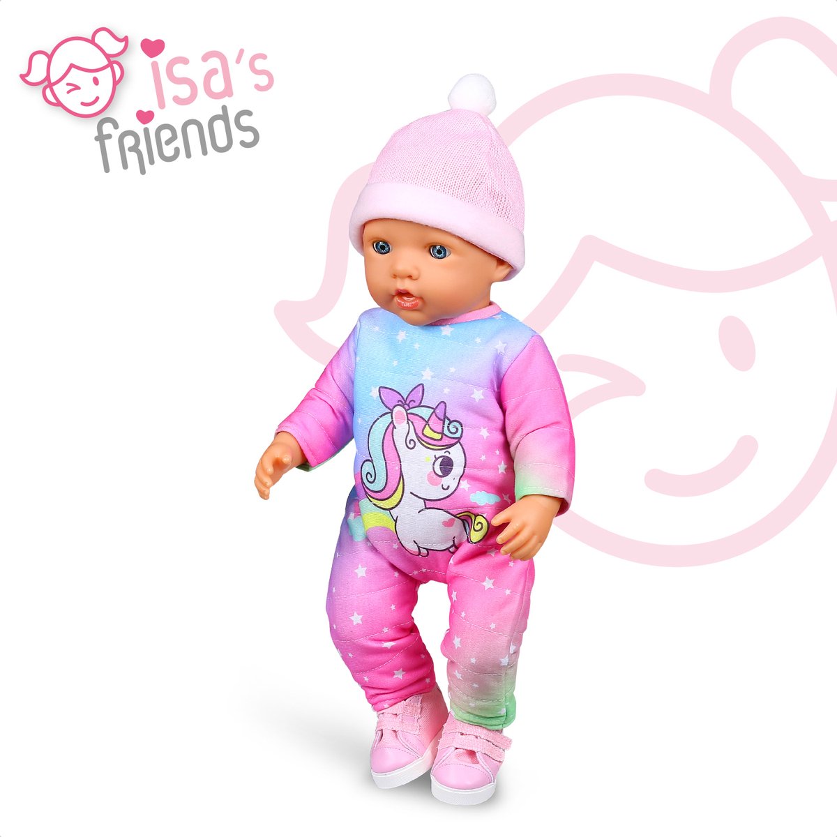 Isa's Friends® - Poppenkleding - Kleertjes geschikt voor o.a. BABY born - 43 cm — afbeelding 3