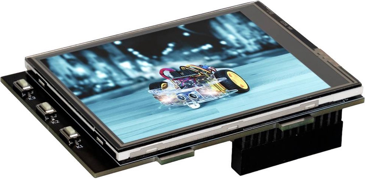 Joy-it RB-TFT3.2-V3 Touchscreenmodule 8.1 cm (3.2 inch) 320 x 240 Pixel Geschikt voor serie: Raspberry Pi Incl. SBC-opn