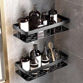 Doucheplank \ spice rack, corner shelf for bathroom kitchen: 31.5 x 14 x 5 cm