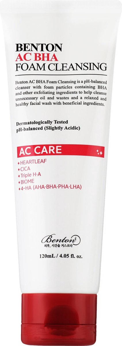 Goedkoopste Benton AC BHA Foam Cleansing 120 ml