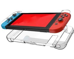 Gadgetpoint – Hardcase Game Console Beschermhoes – Performance Antislip Skin – Softcover Grip Case – Accessoires geschikt voor Nintendo Switch – Transparant