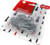 Gadgetpoint | Kerstboom Haakjes | Ophangen | Kerstballen | Versieren | 100 stuks | Ophanghaakjes