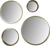 Cody Wandspiegel - ø40cm - Antiek Goud -Rond - Metaal - spiegel rond, spiegel goud, wandspiegel, wandspiegel rechthoek, wandspiegel industrieel, wandspiegel zwart, wandspiegel rond, wandspiegels woonkamer, decoratiespiegel