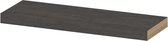 INK 20d wandplank - 60x20x3.5cm - voorzijde afgekant - tbv nis - MFC Oergrijs