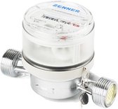 Raminex ETKD N watermeter ETKD N voorbereid impulsgever 1L/imp. Q3 4 130mm dn20 eenstraal droogloper voor koud water