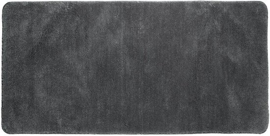 Sealskin Angora -Badmat 70x140 cm - Polyester - Donkergrijs