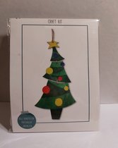 Kerst Knutselset - Houten Kerstboom - Schilder je eigen kerstboom! incl. verf | Kerstknutselen voor Kinderen - Hanger Kerstboom - Kerstversiering Kinderen - Kids Kerst