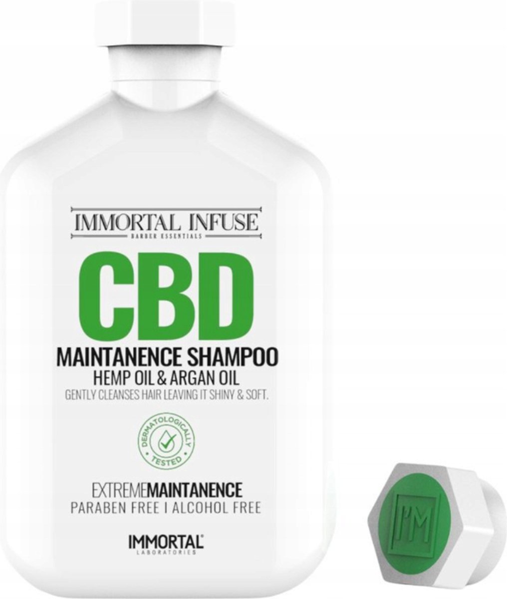 Immortal Infuse - Exclusive - CBD Repair Shampoo 500 ml - CBD & Argan Olie