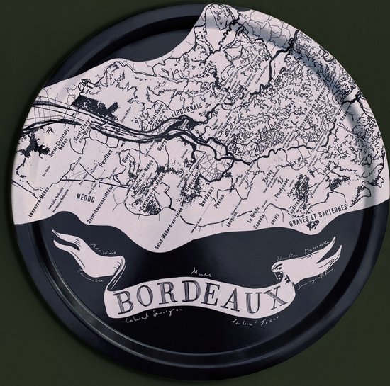 Dienblad - Bordeaux - wijnliefhebber