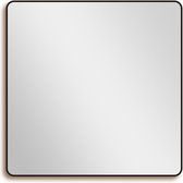 Saniclass Retro Line 2.0 spiegel – Badkamerspiegel - 120x120 – Mat zwart