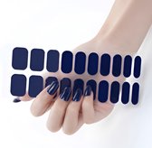 Gel Nail Wraps – Gel Nagel Wraps – Gel Nail Stickers – Gel Nagel Folie - UV lamp – Dark Blue