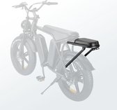Ouxi V8 - Crossboss - Fatbike Achterzitje - Veilige bevestiging - Comfortabele zitting - Eenvoudige montage