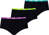 PUMA dames 3P mini boxershorts basic combi zwart - XL