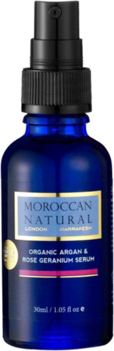 Moroccan Natural Argan & Rose Serum 30ml