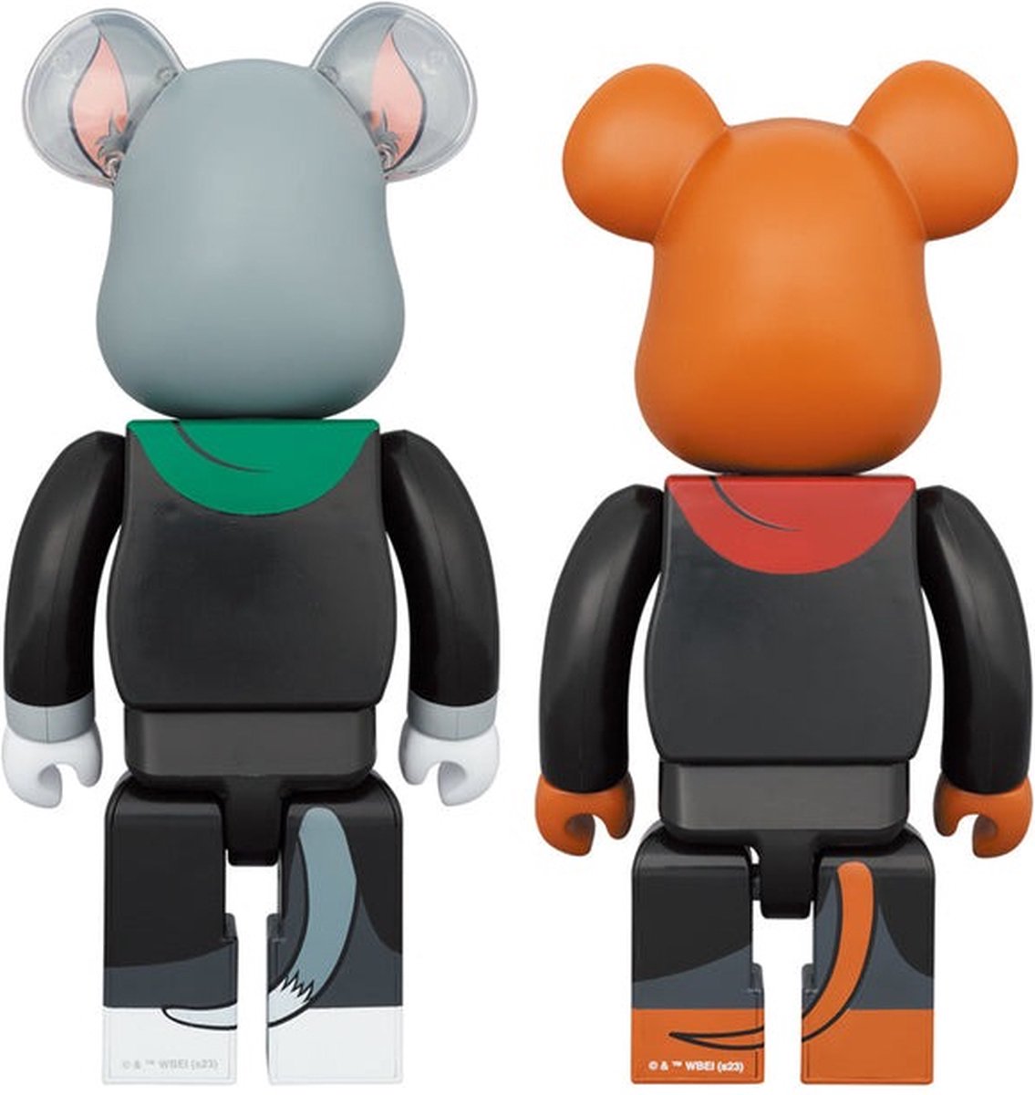 400% & 100% Bearbrick set - Tom & Jerry (Hogwarts House Robes) | bol