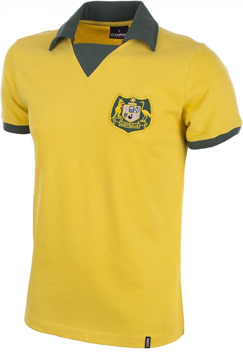 COPA - Australië World Cup 1974 Retro Voetbal Shirt - XXL - Geel