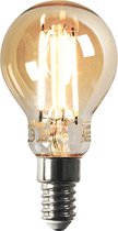 LUEDD Smart E14 LED lamp P45 goud 4,9W 470 lm 1800-4000K