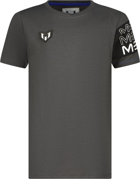 Vingino T-shirt Jumal Jongens T-shirt - Mattelic grey - Maat 140