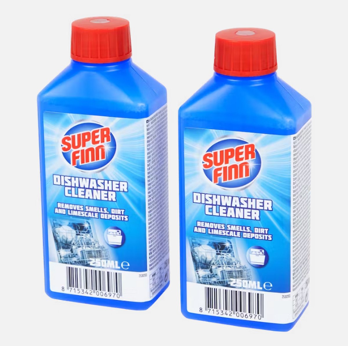 SuperFinn - Vaatwasser - Reinigen - Vuil - Kalk - Nare Luchtjes - Schoonmaken - Schoonmaakbeurt - Reinigingsbeurt