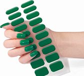 Gel Nail Wraps – Gel Nagel Wraps – Gel Nail Stickers – Gel Nagel Folie - UV lamp – Green